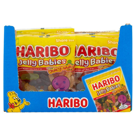 Haribo Jelly Babies Share Bag 160g - 12 x 160g Bags