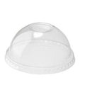 Accessories 12 oz Clear Dome Lid with Hole - 100 x 12oz Cups