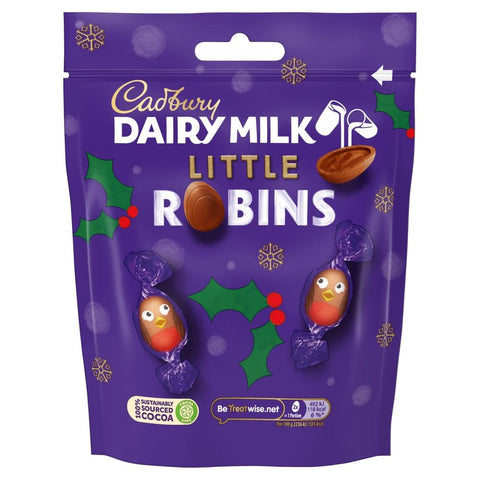 Cadbury Dairy Milk Little Robins Bag 77g - 20 x 77g Bags