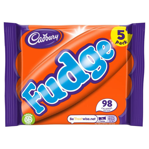 Cadbury Fudge Bar 5 Pack 110g - 20 x (5 x 22g)