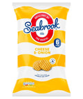 Seabrook Cheese & Onion Crinkle Cut Crisps 6 Pack - 8 x (6 x 25g)