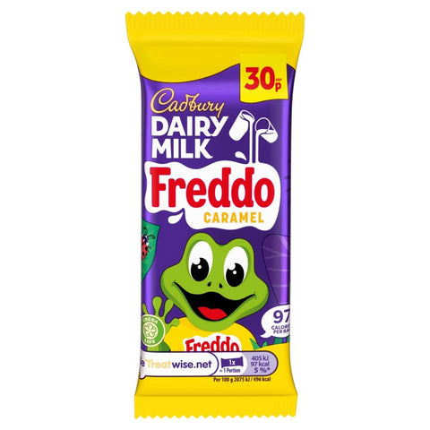 Cadbury Dairy Milk Freddo Caramel Chocolate Bar 19.5g 30p PMP - 60 x 19.5g Bars