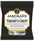 Jakemans Throat & Chest Soothing Menthol Lozenges 73g - 12 x 73g Bags