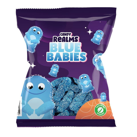 Candy Realms Jelly Blue Babies 190g - 12 x 190g Bags