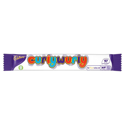 Cadbury Curly Wurly Chocolate Bar 21.5g - 48 x 21.5g Bars