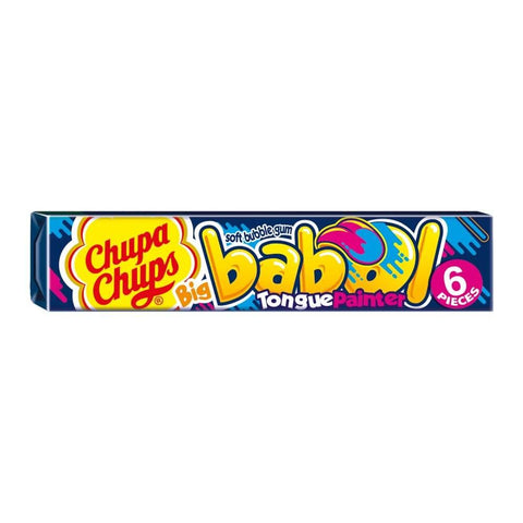 Chupa Chups Big Babol Blue Raspberry Flavour Soft Bubble Gum 27.6g - 20 x 27.6g Packs