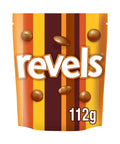 Revels Milk Chocolate with Raisins, Coffee or Orange Bites Pouch Bag 112g - 15 x 112g