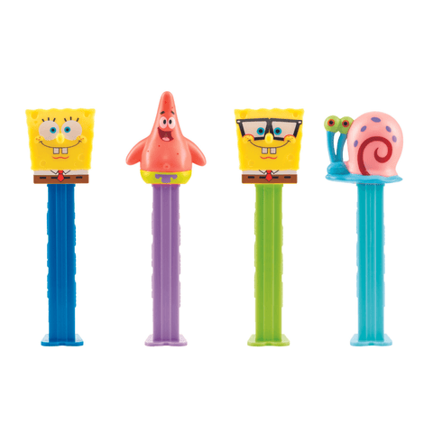 Pez Spongebob Squarepants Impulse Packs 17g - 12 x 17g Packs