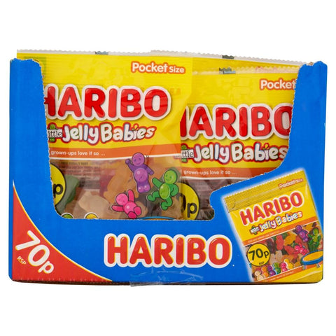 Haribo Little Jelly Babies Bag 60g 70p PMP - 20 x 60g Bags