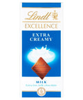 Lindt Excellence Milk Extra Creamy Chocolate Bar 100g - 20 x 100g Bars