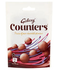 Galaxy Counters Milk Chocolate Buttons Pouch Bag 122g - 15 x 122g Bags