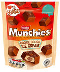 Munchies Milk Chocolate Cookie Dough Ice Cream Sharing Bag 97g - 8 x 97g Pouches