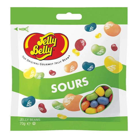 Jelly Belly Sours Mix Jelly Beans Bag 70g - 12 x 70g Bags