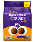 Cadbury Dairy Milk Orange Buttons Chocolate Bag £1.25 PMP 95g - 10 x 95g Bags