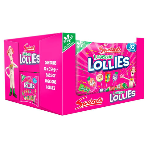 Swizzels Luscious Lollies Bag 354g - 10 x 354g Bags