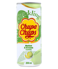 Chupa Chups Sparkling Melon and Cream Soda Can 250ml - 24 x 250ml Cans