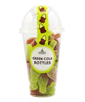 Bonds Green Cola Bottles Candy Cup 220g - 8 x 220g Cups