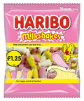 Haribo Milkshakes Share Bag 140g £1.25 PMP - 12 x 140g Bags