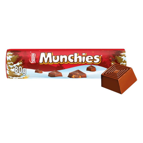 Munchies Milk Chocolate Giant Tube 80g - 15 x 80g Tubes