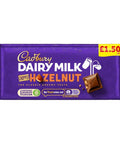 Cadbury Dairy Milk Chopped Hazelnut Chocolate Bar £1.50 PMP 95g - 22 x 95g Bars