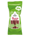 Bonds Strawberry Sour Laces 40g 50p PMP - 24 x 40g Bags