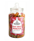 Bonds Mini Fruit Pencil Bites Jar 2.5kg