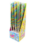 Crazy candy Factory Large Twist Lollipop 125g - 16 x 125g Lollipops