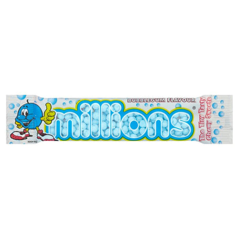 Millions Bubblegum Tube 45g - 30 x 45g Tubes