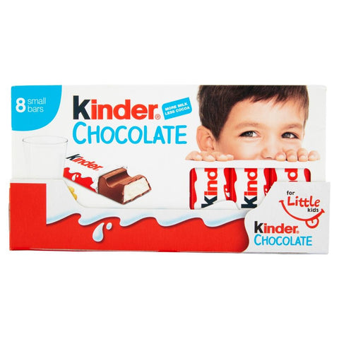 Kinder Chocolate 8 Pack - 10 x 101g Bars