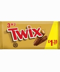 Twix Caramel & Milk Chocolate Fingers Biscuit Snack Bars Multipack £1.35 PMP 120g - 24 x (3 x 40g)