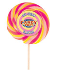 Candy Pops Large Ice Cream Wheel Lollies 75g - 30 x 75g Lollipops