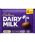 Cadbury Dairy Milk Chocolate Bar 4 Pack 108.8g - 14 x (4 x 27.2g)