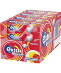 Extra Refreshers Strawberry Lemon Sugarfree Chewing Gum Handy Box 7 Pieces - 16 x 19g Boxes