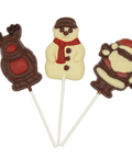 Stockley's Chocolate Festive Lollipops 28g - 27 x 28-35g Lollipops