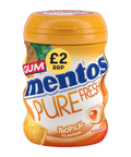 Mentos 35 Gum Pure Fresh Tropical Bottle 70g £2 PMP - 6 x 70g Bottles