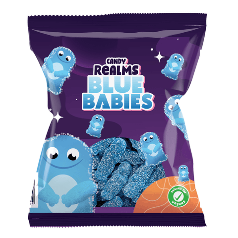 Candy Realms Blue Babies Bag 190g - 12 x 190g Bags