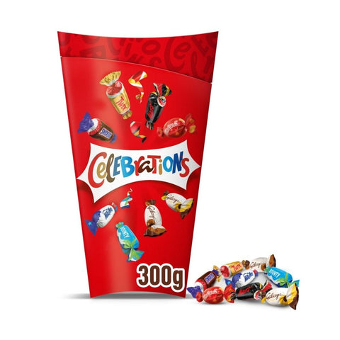 Celebrations Milk Chocolate Selection Box of Mini Chocolate & Biscuit Bars 300g