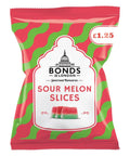 Bonds Sour Watermelon Slices Bags 130g £1.25 PMP - 12 x 130g Bags