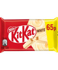 KitKat 4 Finger White Biscuit Bar 41.5g PMP 65p - 24 x 41.5g Bars