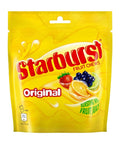 Starburst Vegan Chewy Sweets Fruit Flavoured Pouch Bag 138g - 12 x 138g Bags