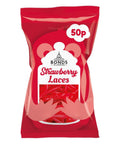 Bonds Strawberry Laces 40g 50p PMP - 24 x 40g Bags