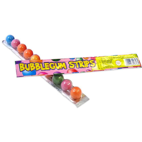 Crazy Candy Factory Bubblegum Strips 30g - 40 x 30g Packs