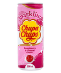 Chupa Chups Sparkling Raspberry and Cream Soda Can 250ml - 24 x 250ml Cans