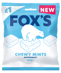 Fox's Chewy Mints Bag 100g £1 PMP - 12 x 100g Bags