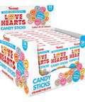 Swizzels Love Heart Candy Sticks 18g - 36 x 18g Boxes