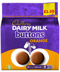 Cadbury Dairy Milk Orange Buttons Chocolate Bag 85g £1.50 PMP - 10 x 85g Bags