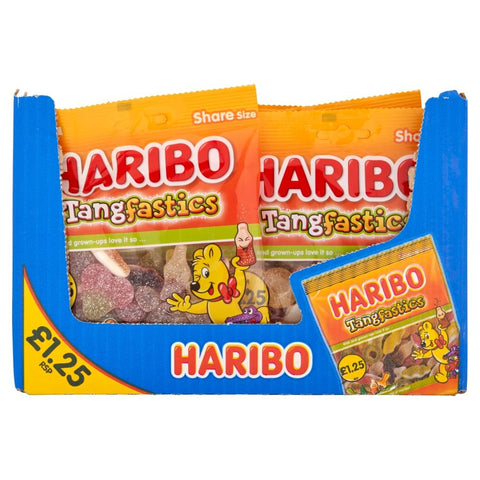 Haribo Tangfastics 140g £1.25 PMP - 12 x 140g Bags