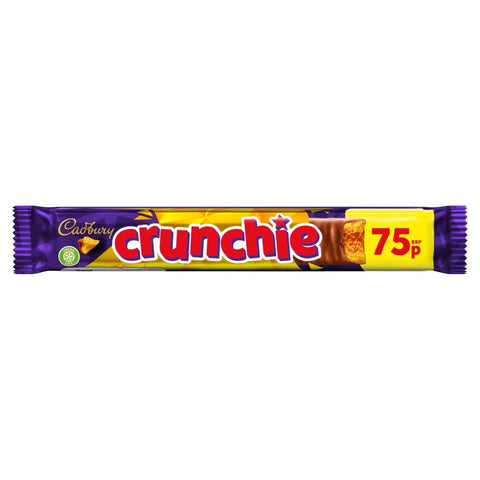 Cadbury Crunchie Chocolate Bar 40g 75p PMP - 48 x 40g Bars