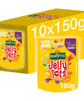 Rowntree's Jelly Tots Vegan Friendly Sweets Sharing Bag 150g - 10 x 150g Bag