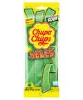 Chupa Chups Sour Apple Belts Pack 90g - 18 x 90g Packs